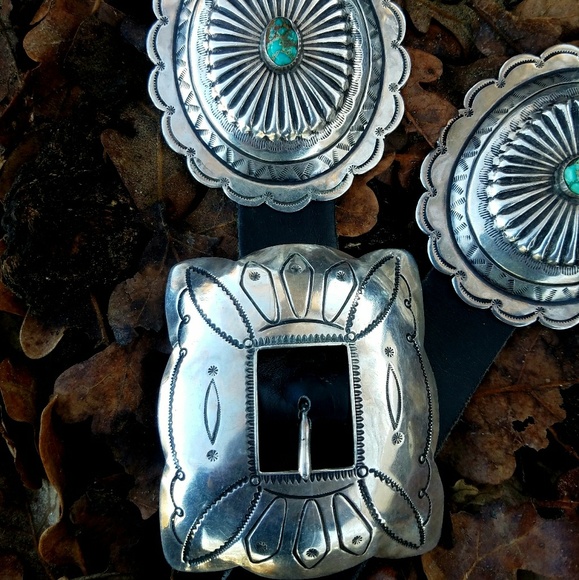 💥SOLD💥Old Pawn Concho Belt - Picture 3 of 6